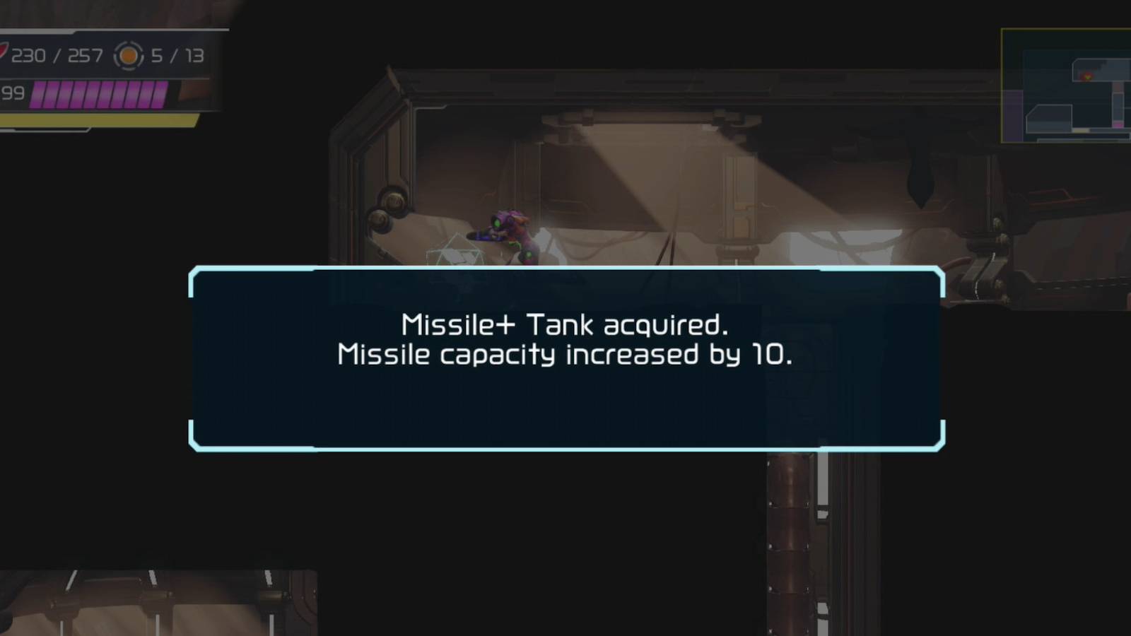 metroid dread missile+ tank ferenia