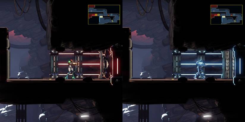 metroid dread open and closed sensor lock doors