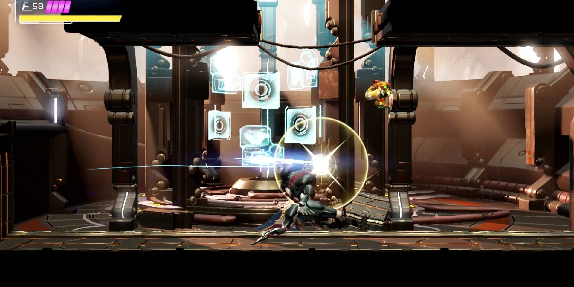 Metroid Dread How To Beat The Robot Chozo Soldier Mini Boss In Ferenia Ghavoran