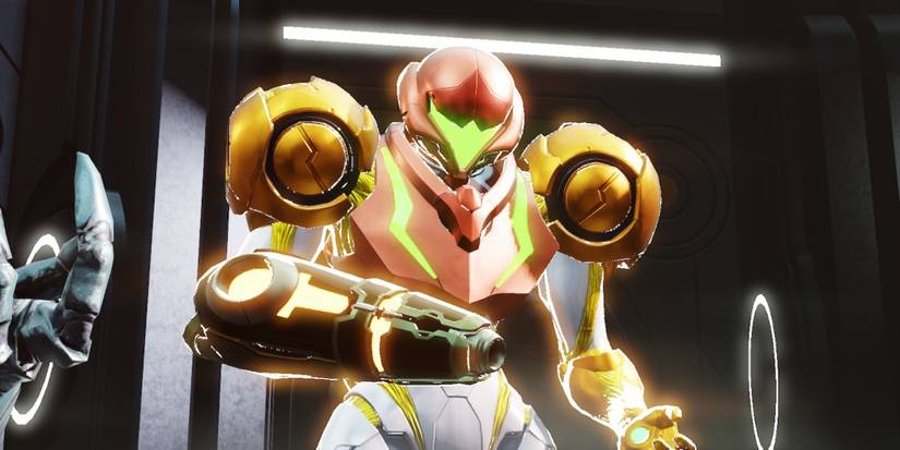 metroid dread samus getting varia suit cutscene