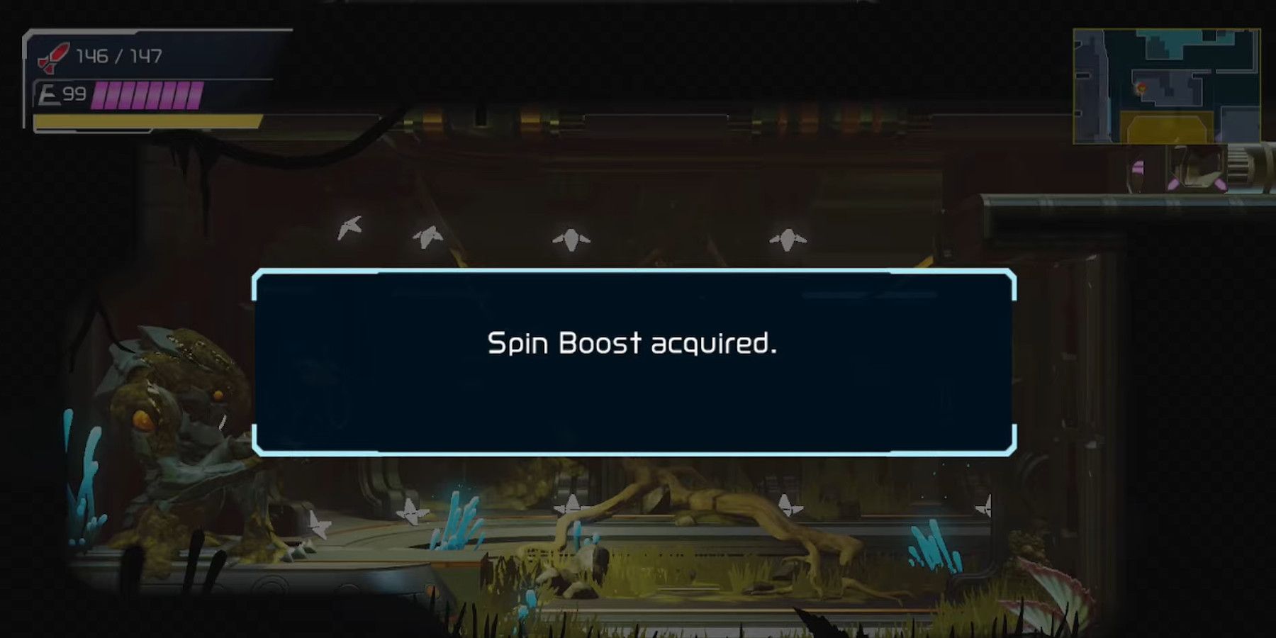 metroid dread spin boost