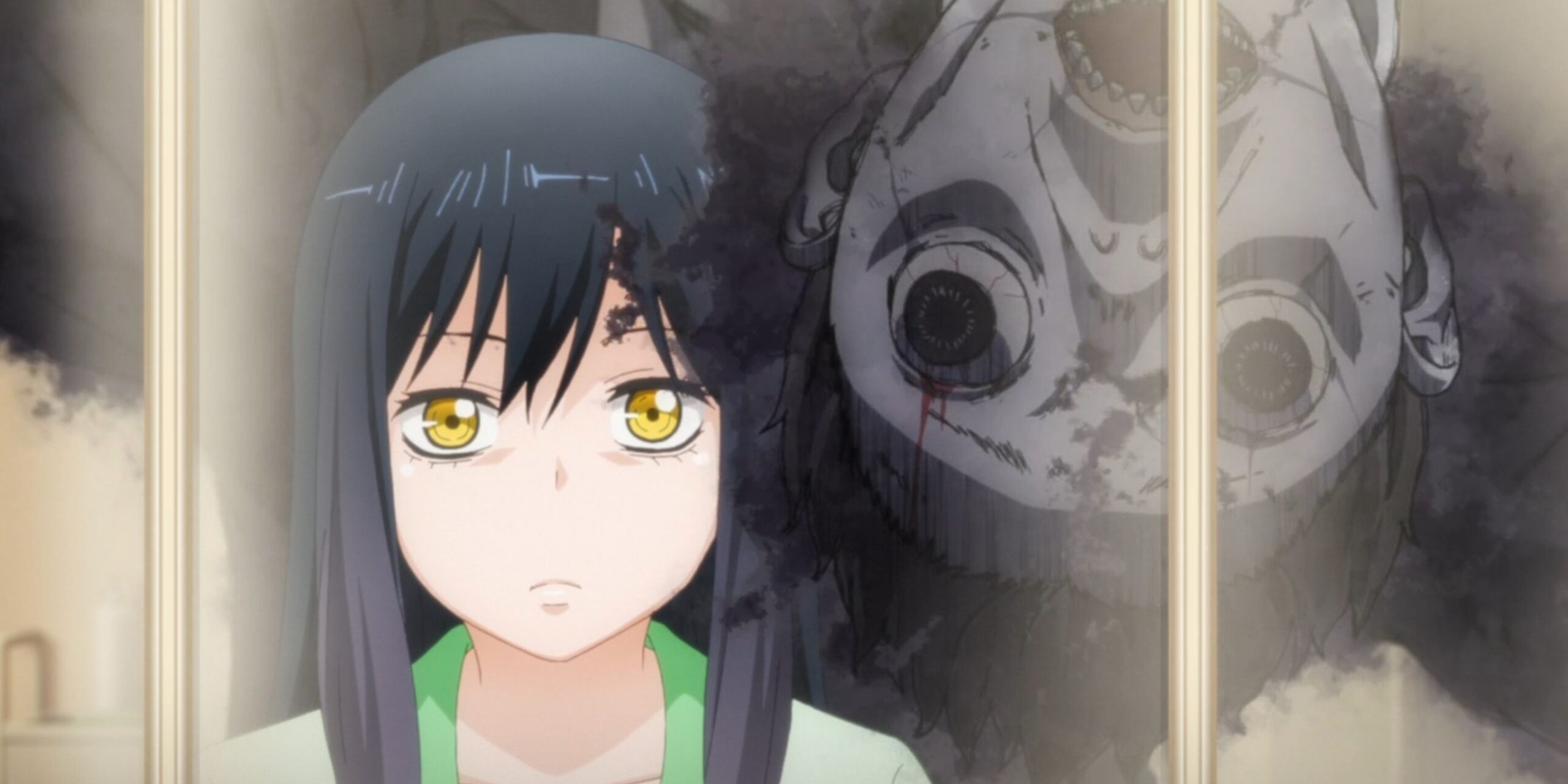 creepy stare anime