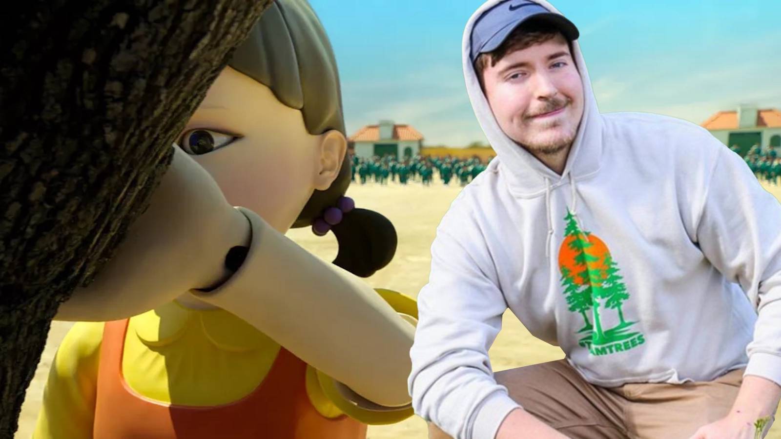 mr beast squid game red light green light tiktok