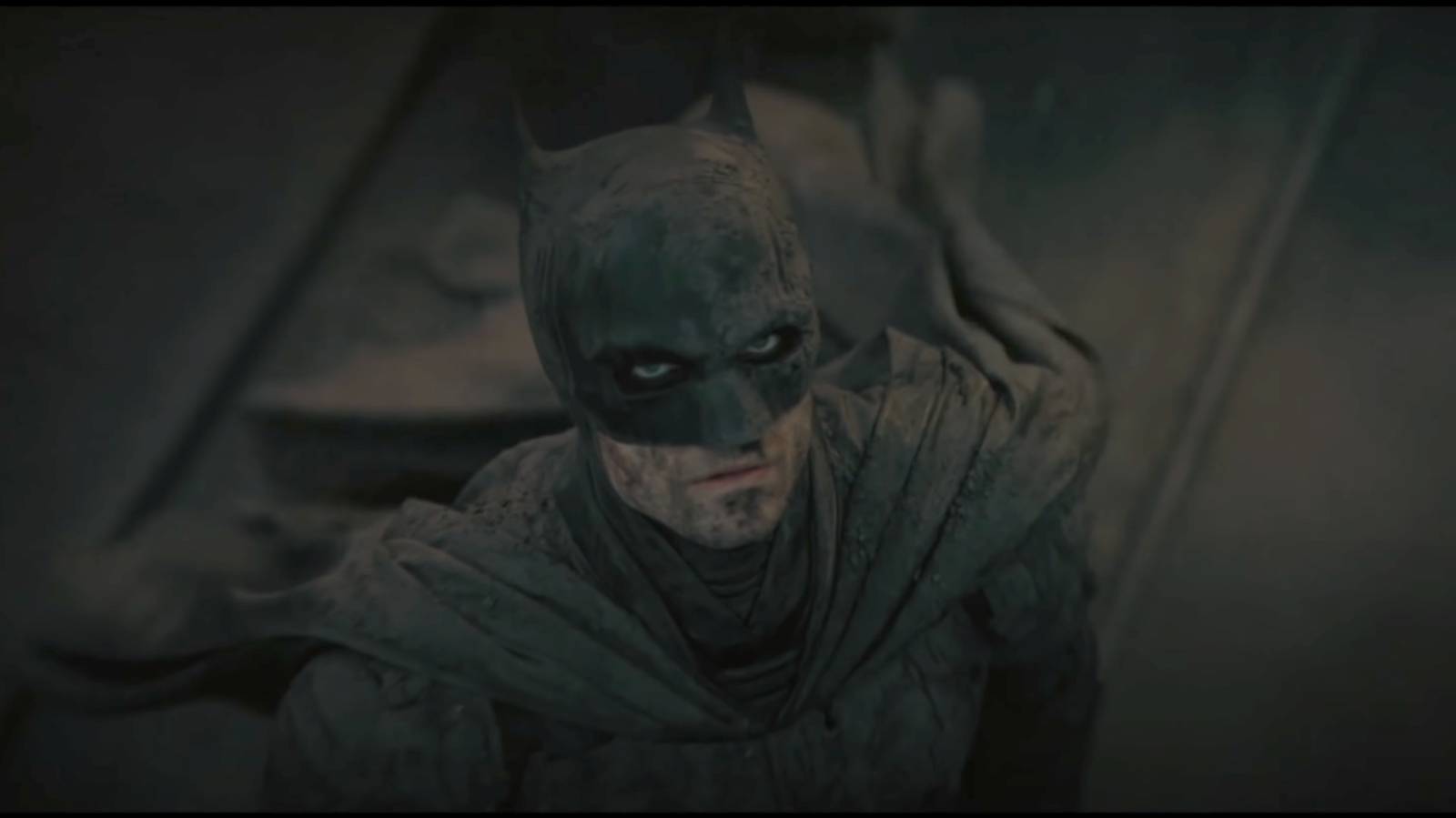 muddy batman from the batman trailer october