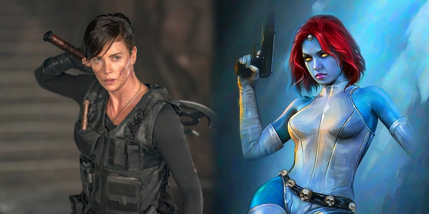 X-Men Mystique Charlize Theron Andy The Old Guard