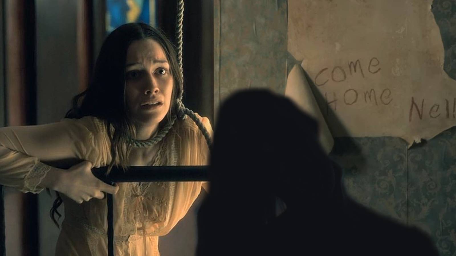 Nell Crain and the Bent-Neck Lady in The Haunting of Hill House