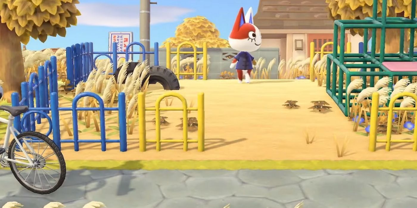 Purrl and new fence items in animal crossing new horizons