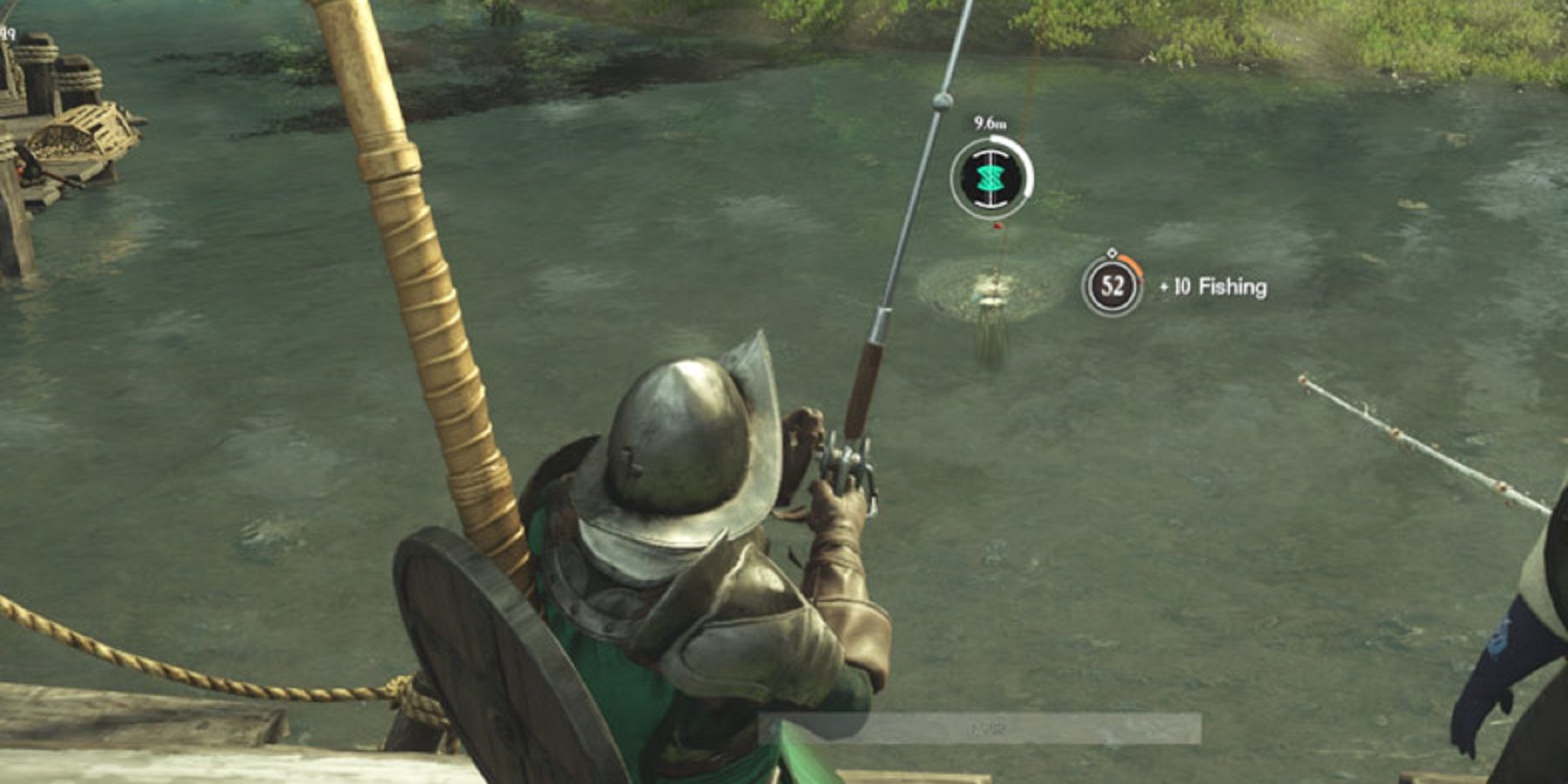 New World Player Teaches Their Six Year Old to Fish For Them