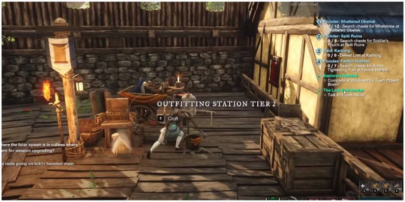 new world outfitting station tier 2