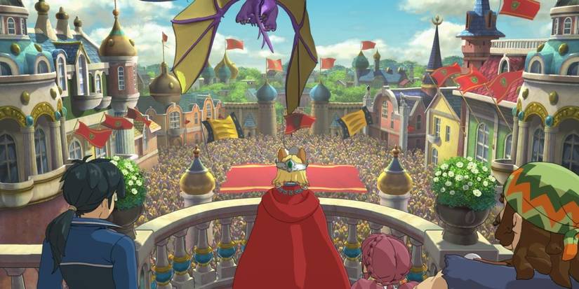 ni no kuni 2 revenant kingdom town scene