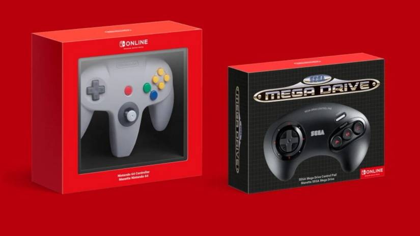 Nintendo Switch Online N64 Controller and Sega Game Pad