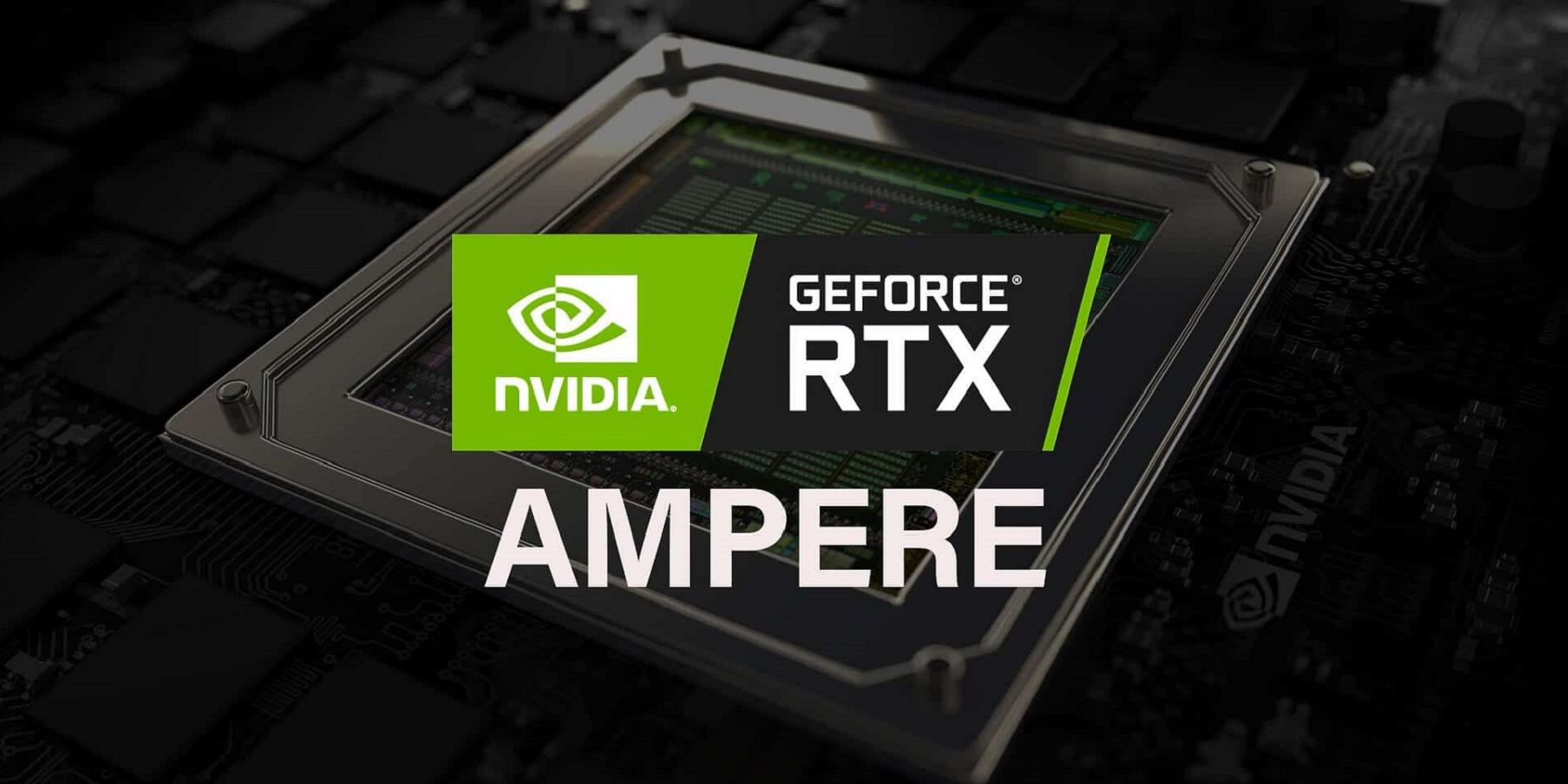 A close up of a chip socket with the Nvidia GeForoce RTX logo over the top of it.