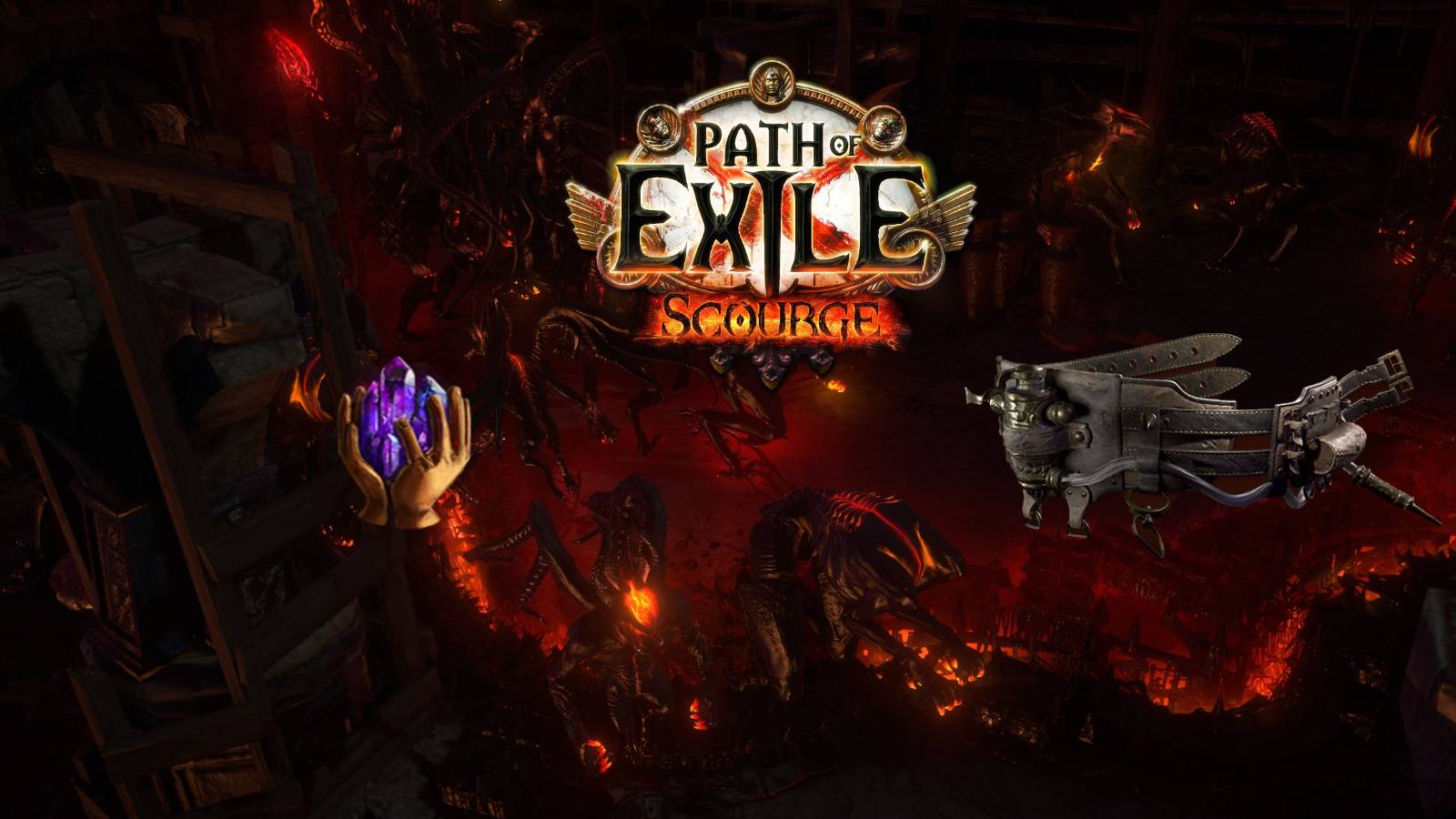 path of exile scourge preview league mechanics corrupted items tainted orbs uber breachstone unique items new skills expedition core game