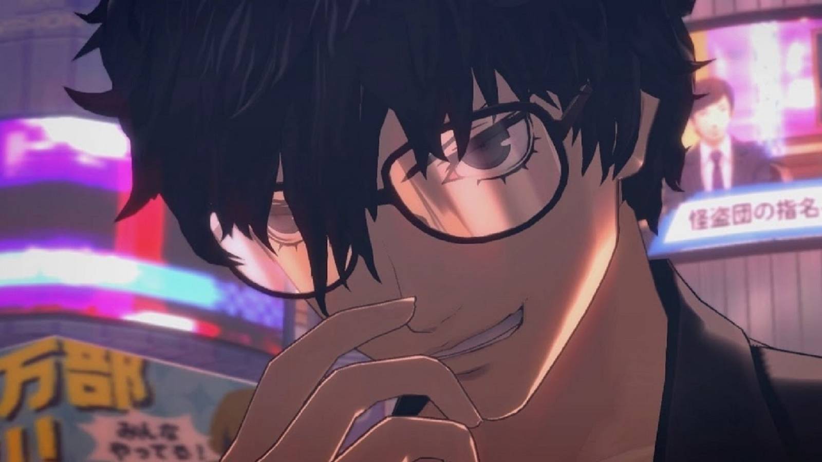 persona 5 joker smirk feature