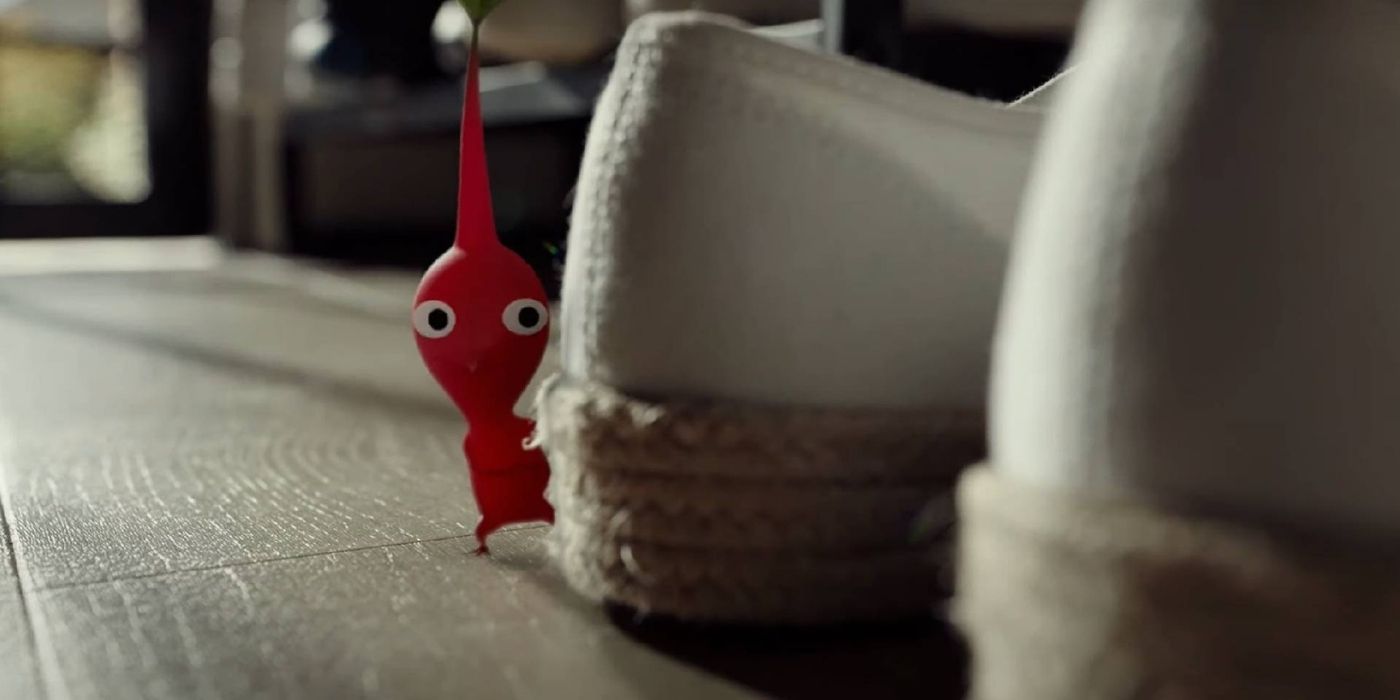 pikmin bloom in a house