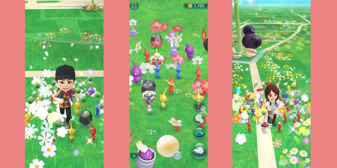 pikmin bloom screenshots of the game