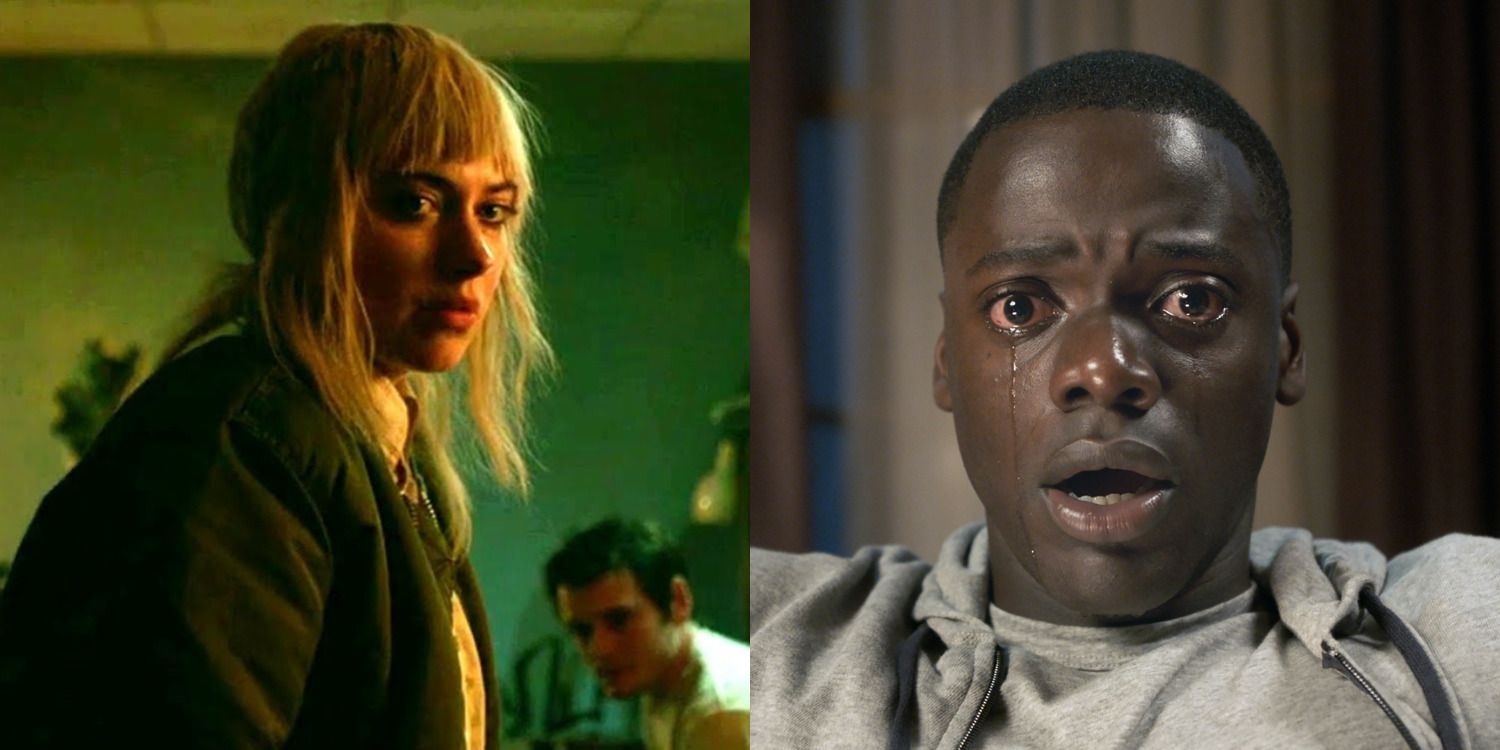 Horror indie films feature split image Green Room and Get Out