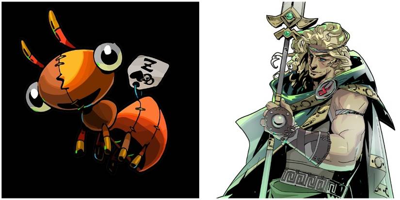 Split image of Antos and Achilles. 