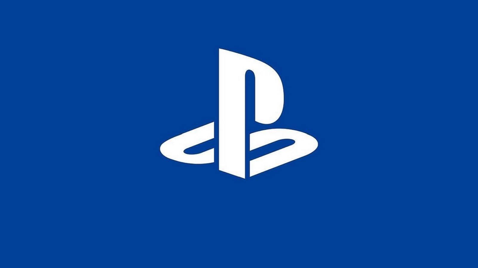 playstation logo blue background