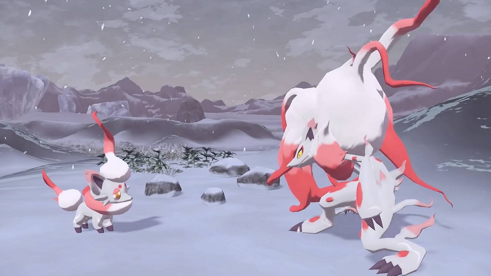 pokemon legends arceus hisuian zorua and hisuian zoroark