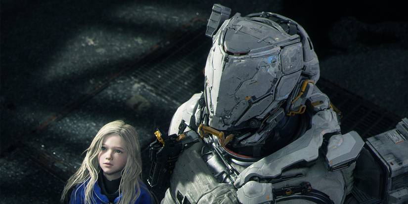 Pragmata Astronaut and Girl