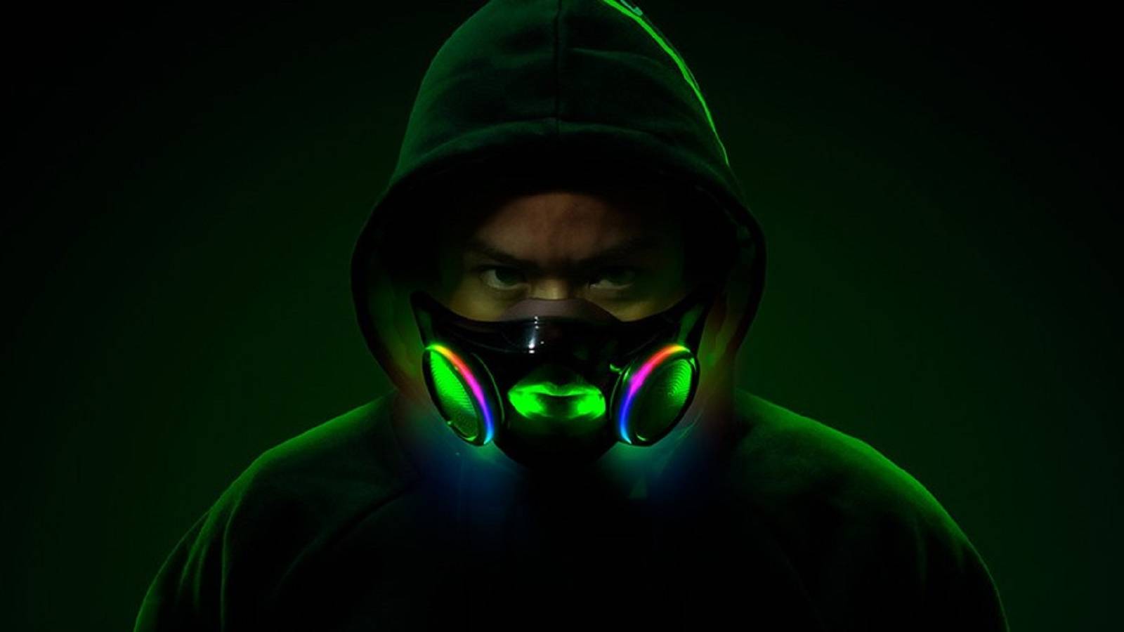 razer zephyr face mask lighting feature