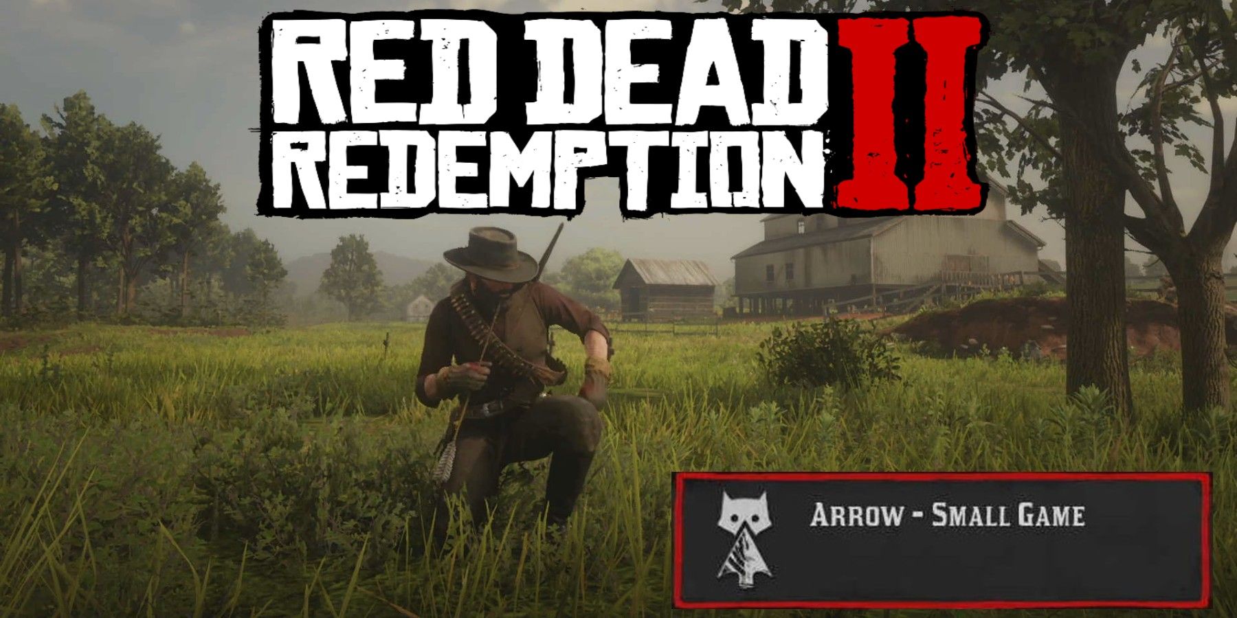 rdr2 small game arrow background
