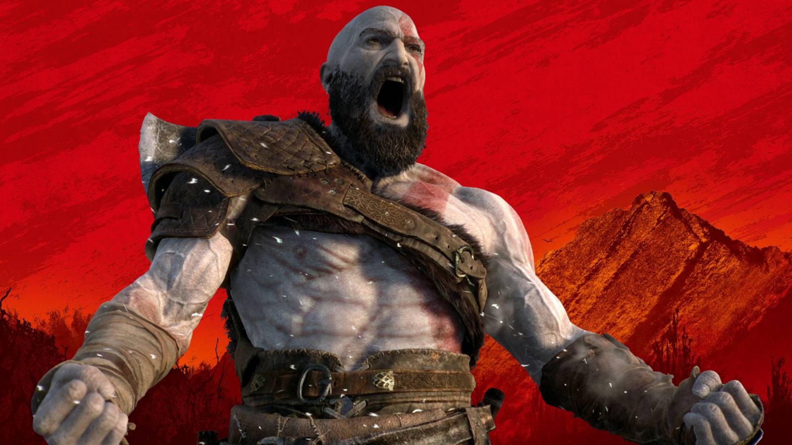 red dead online god of war ragnarok fan custom character kratos