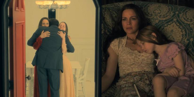 Olivia, Hugh, and Nell Crain