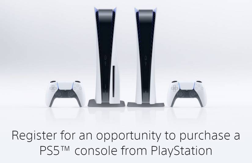 register for purchase ps5