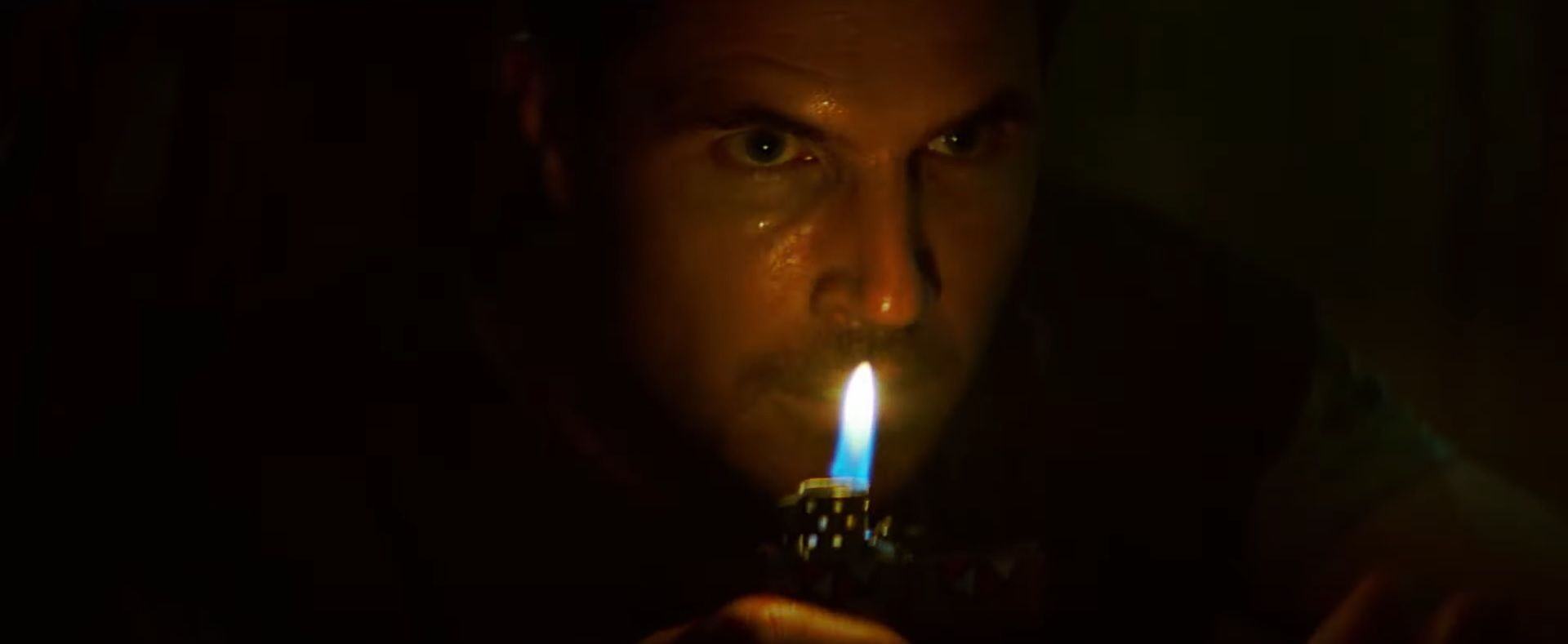 resident evil movie chris and his lighter