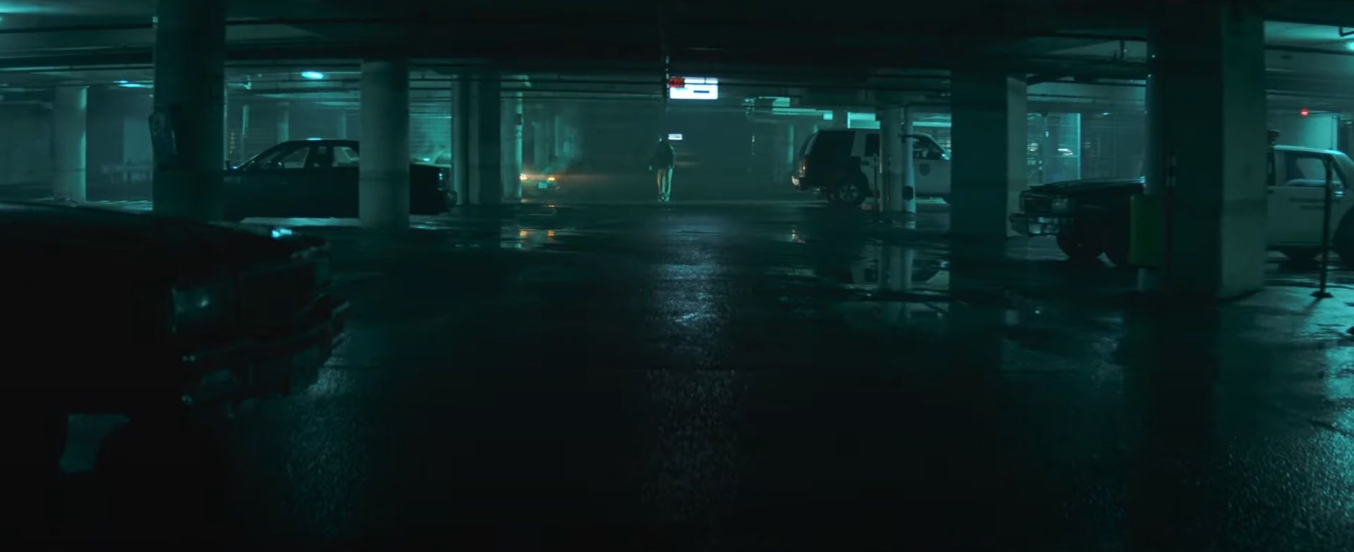 resident evil movie parking garage