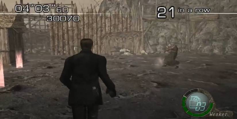 Wesker in mercenaries mode resident evil 4