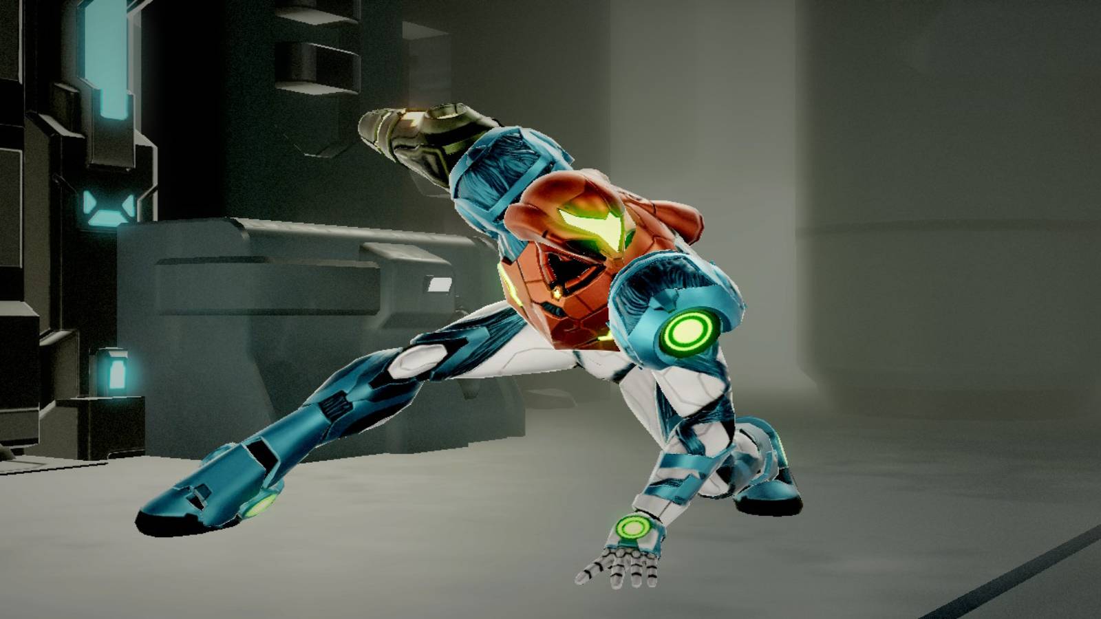 samus in metroid dread pose