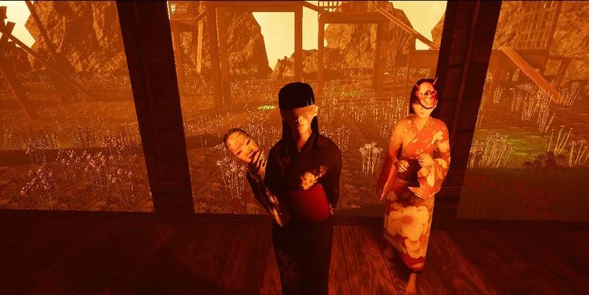 Masked characters in Shadow Corridor