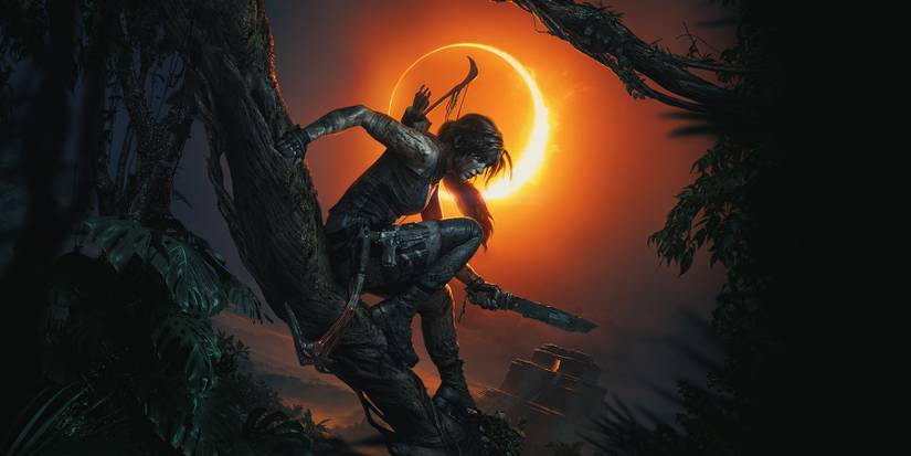 shadow of the tomb raider cover art logoless