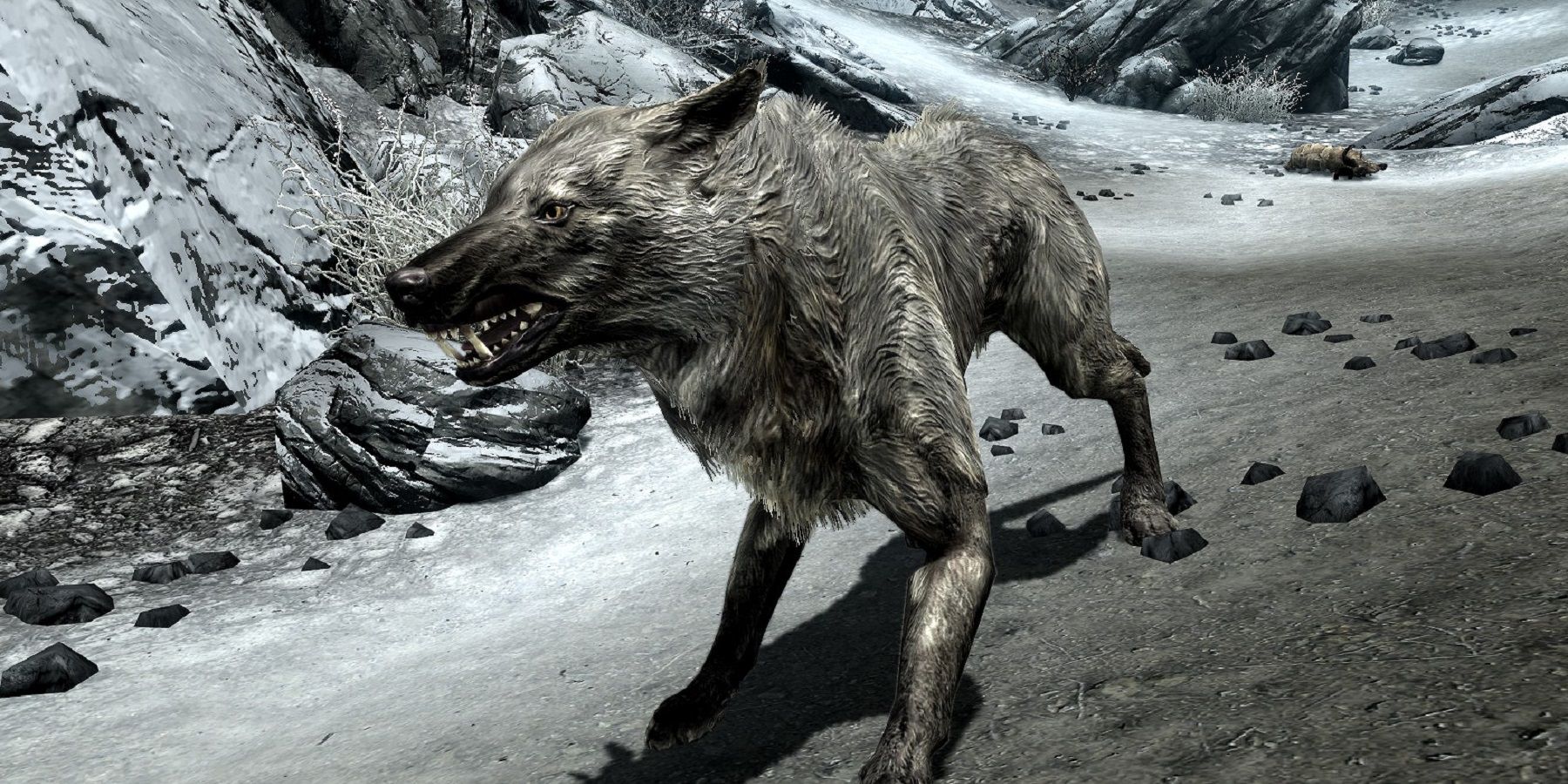 skyrim wolf feature