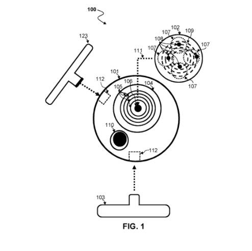 sony patent movable controller buttons