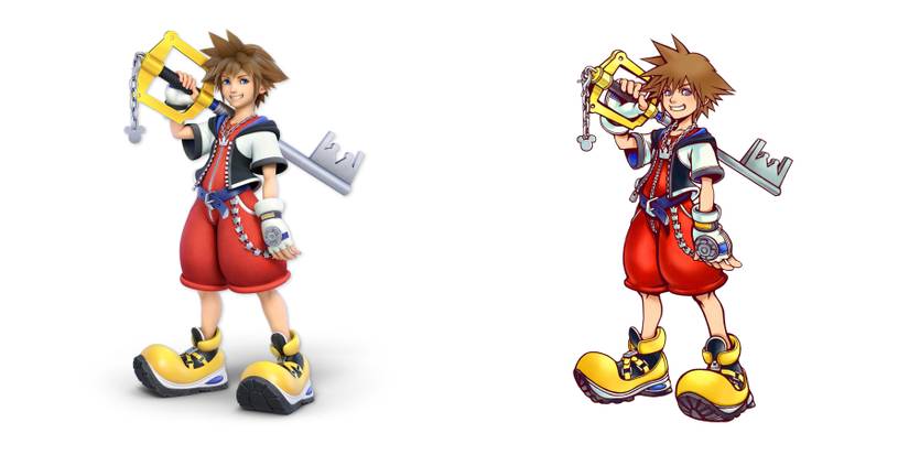 sora smash kh1 comp