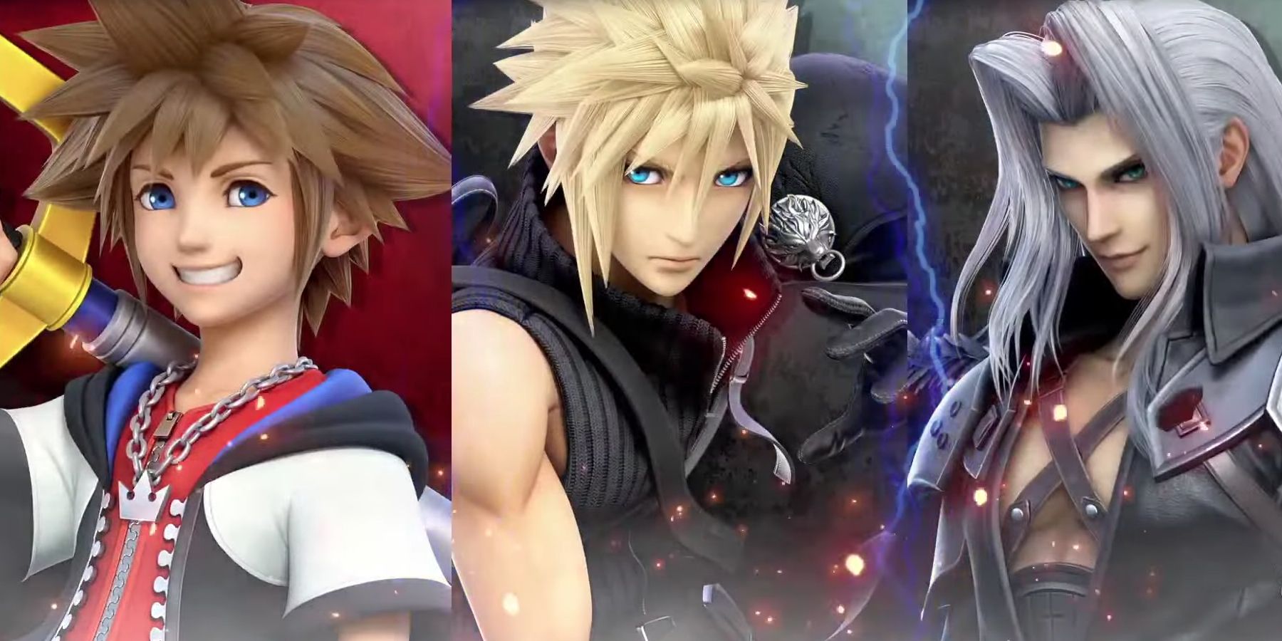 cloud and sephiroth