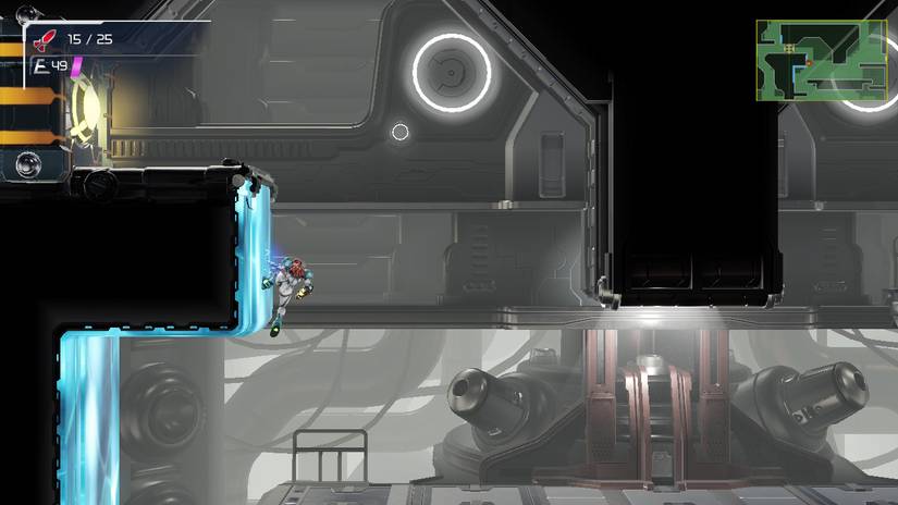 metroid dread spider magnet letting samus climb blue walls