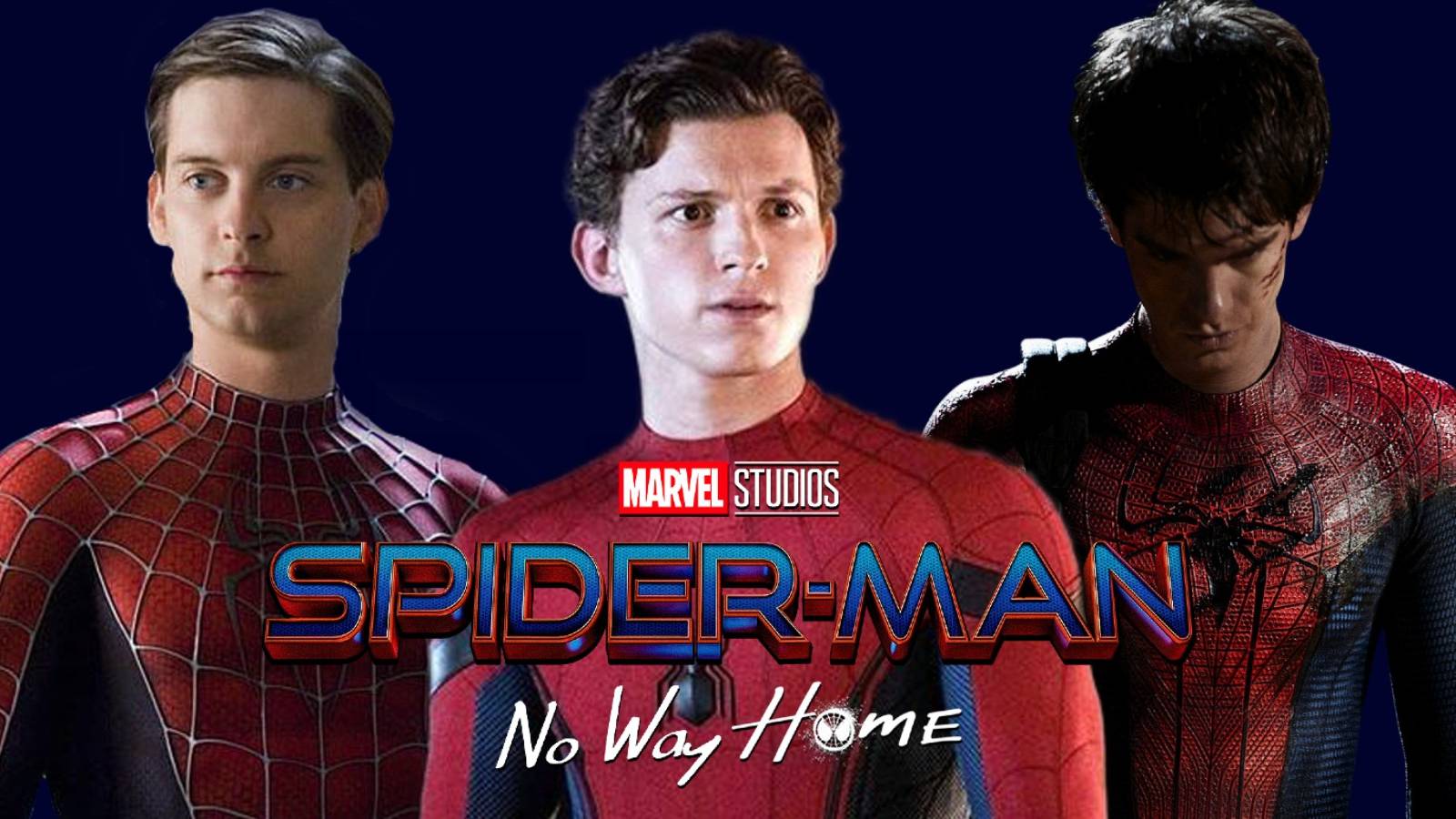 Tobey Maguire, Tom Holland, and Andrew Garfield