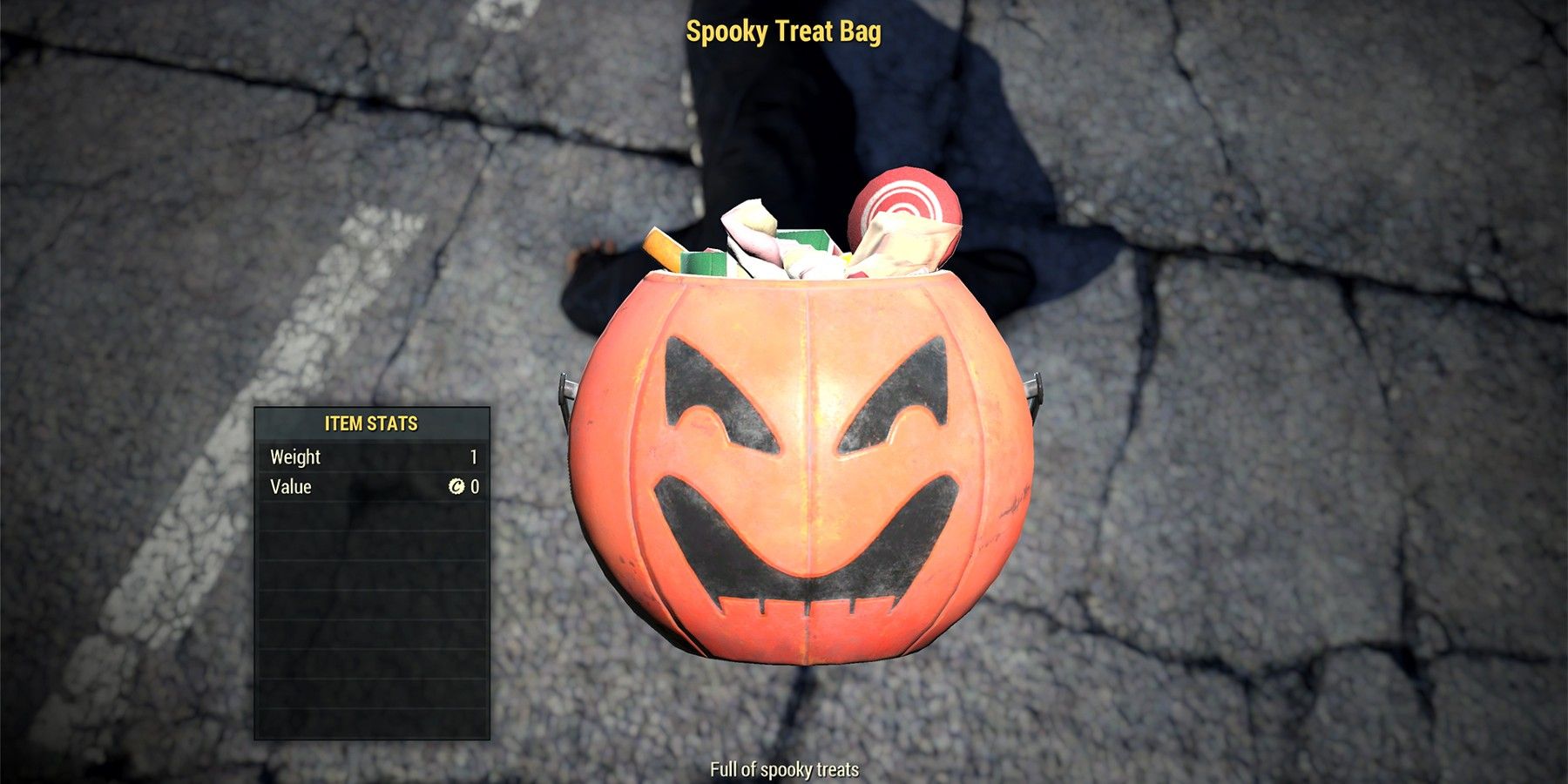 spooky treat bag fallout 76