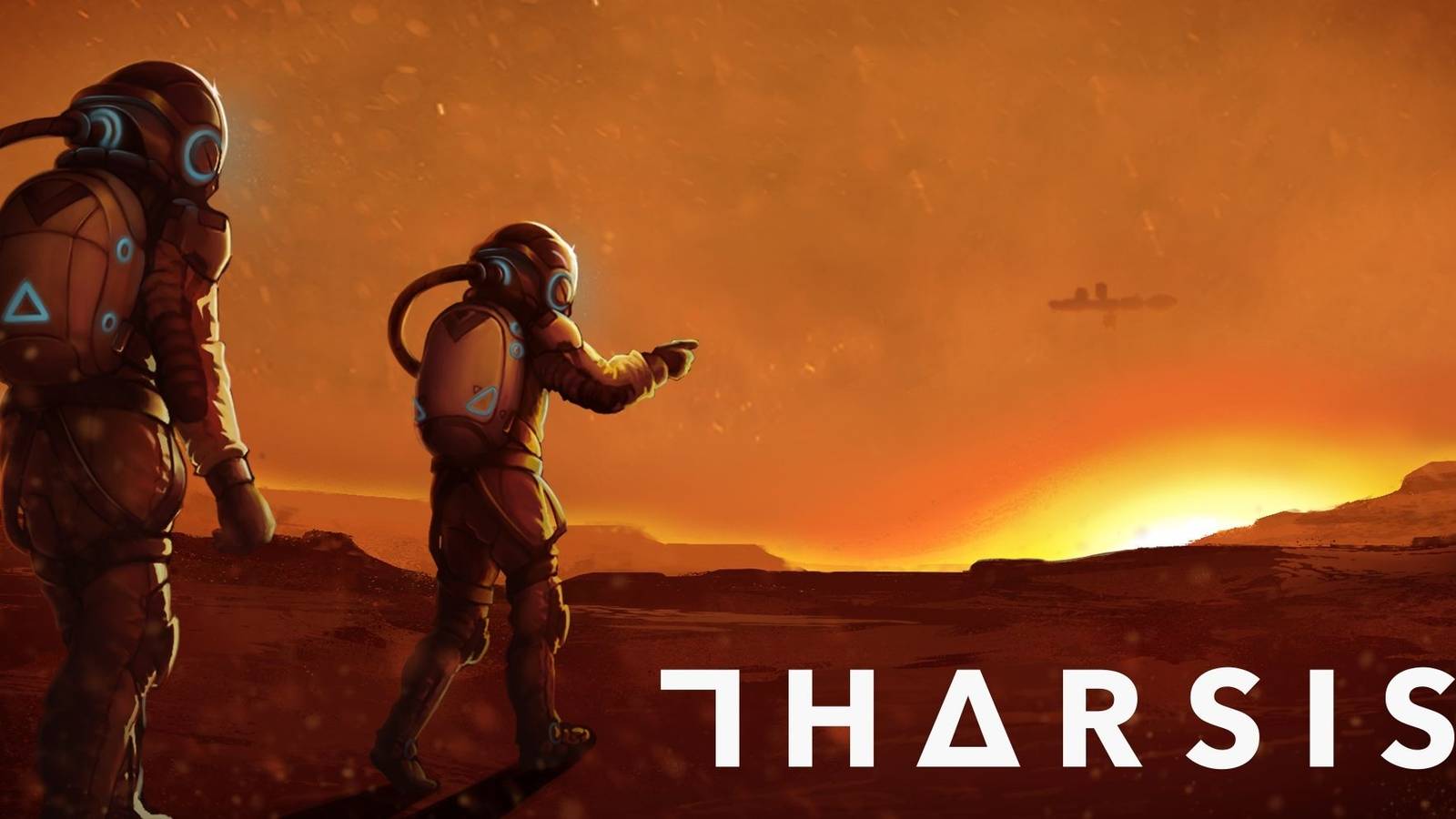 Official promotional image for strategy game Tharsis.