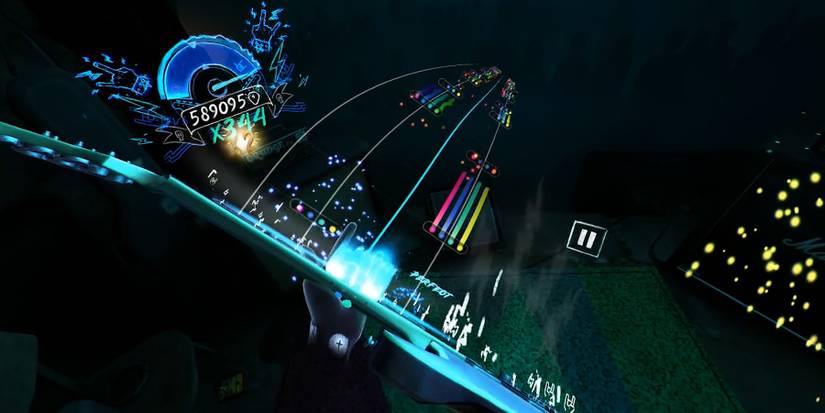 unplugged air guitar vr play screen
