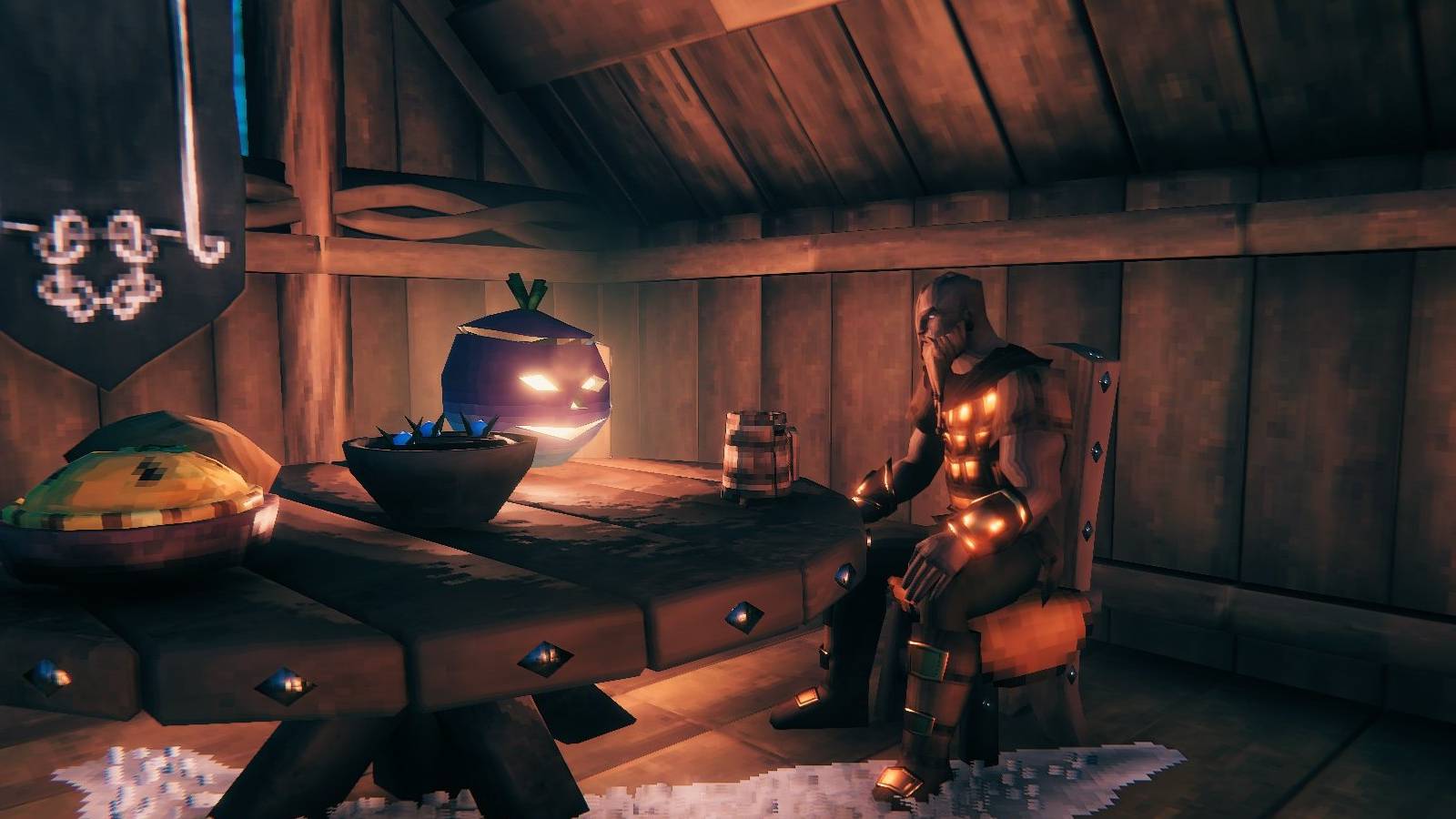 feature image of player with craftable jack o turnip in new update