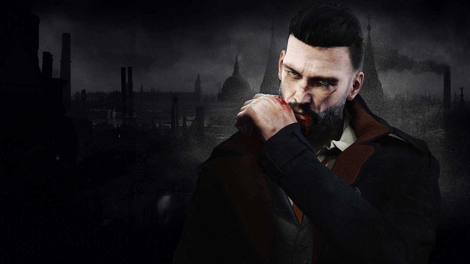 Vampyr Jonathan Reid cover art wiping away blood