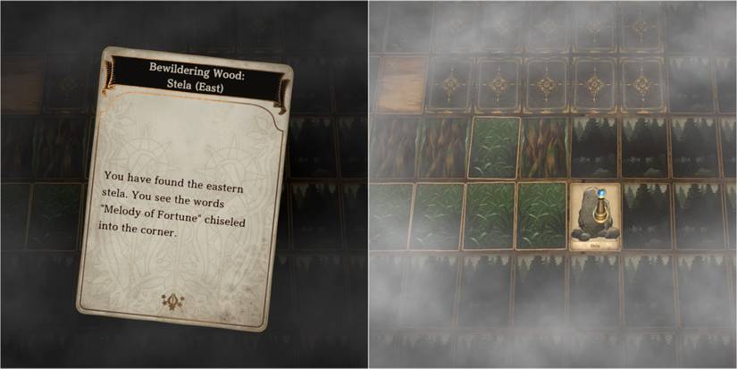 voice of card the isle dragon roars bewildering wood east stela