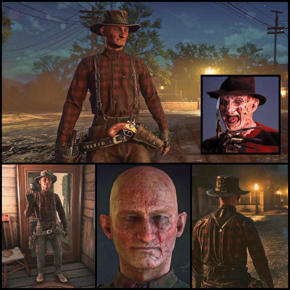 Creative Red Dead Online Player Brings Freddy Krueger To The Game