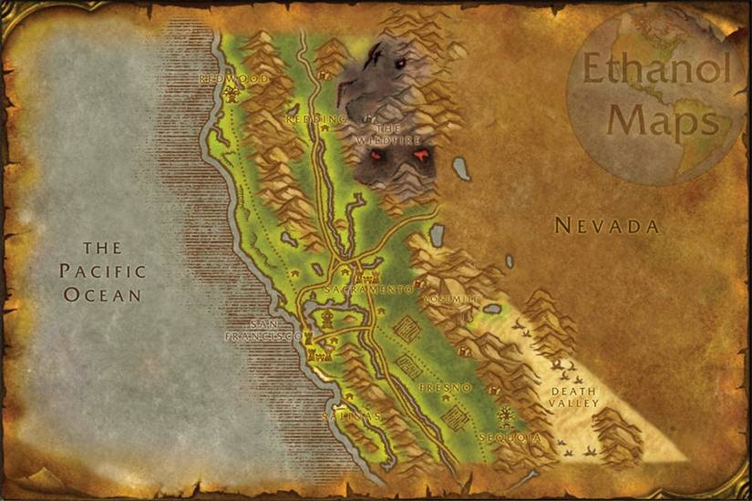 world of warcraft ethanolmaps north california